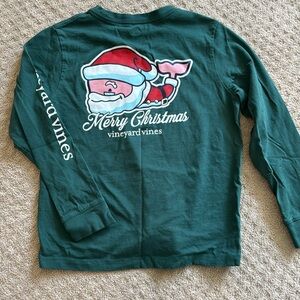 Vineyard Vines, kids size 7 long sleeve T. Christmas.